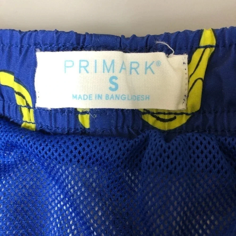 Primark men's banana‎ print swim trunks